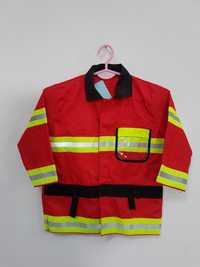 Strój przebranie strażak straż pożarna rozmiar 3 - 6 lat. A2356