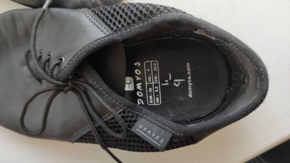 Джазовки балетки танцювальні, кожа