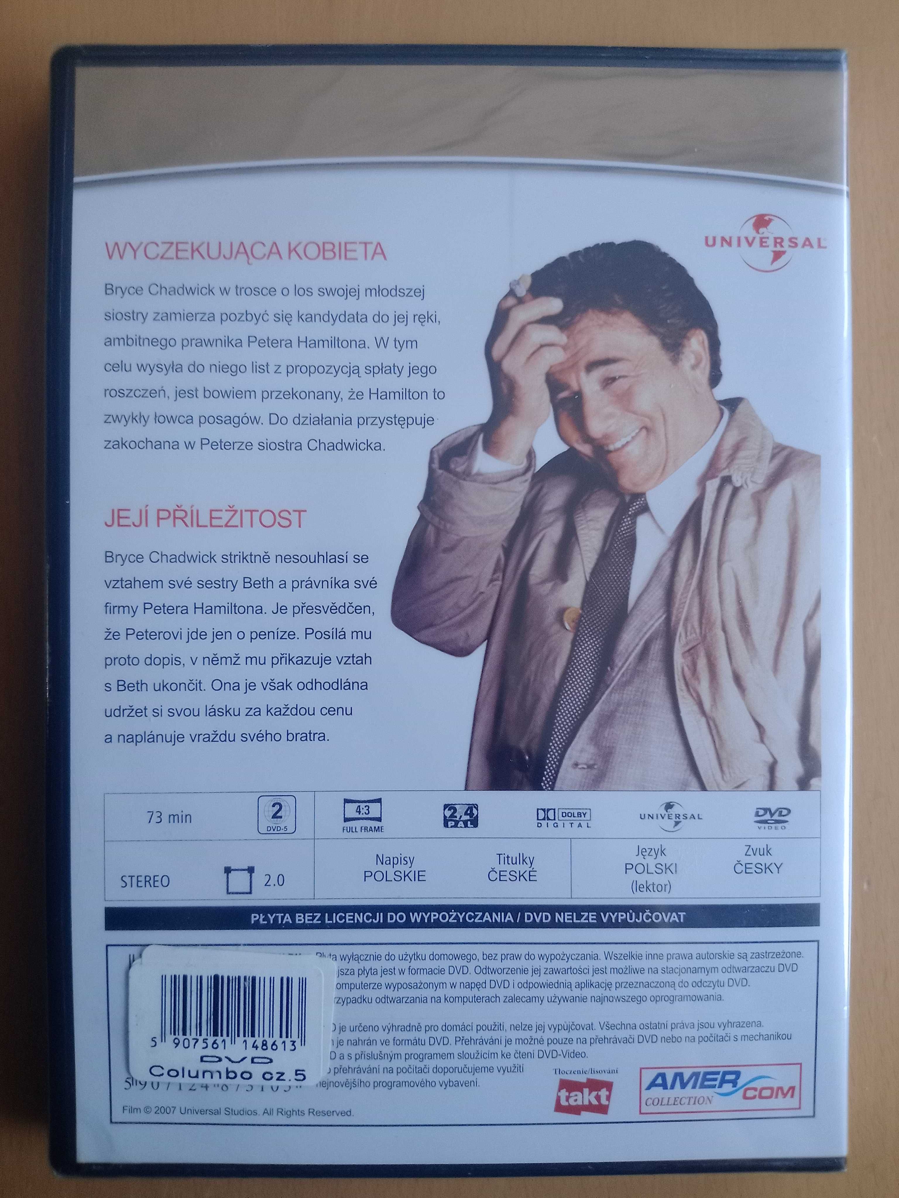 Columbo Wyczekująca kobieta odcinek 5 DVD nowe w folii