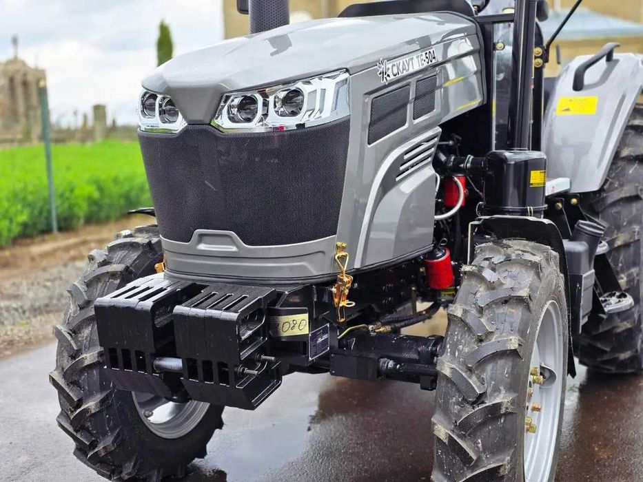Мінітрактор Скаут ТЕ- 504: 50 к.с., Рівна Підлога + Шини Armour