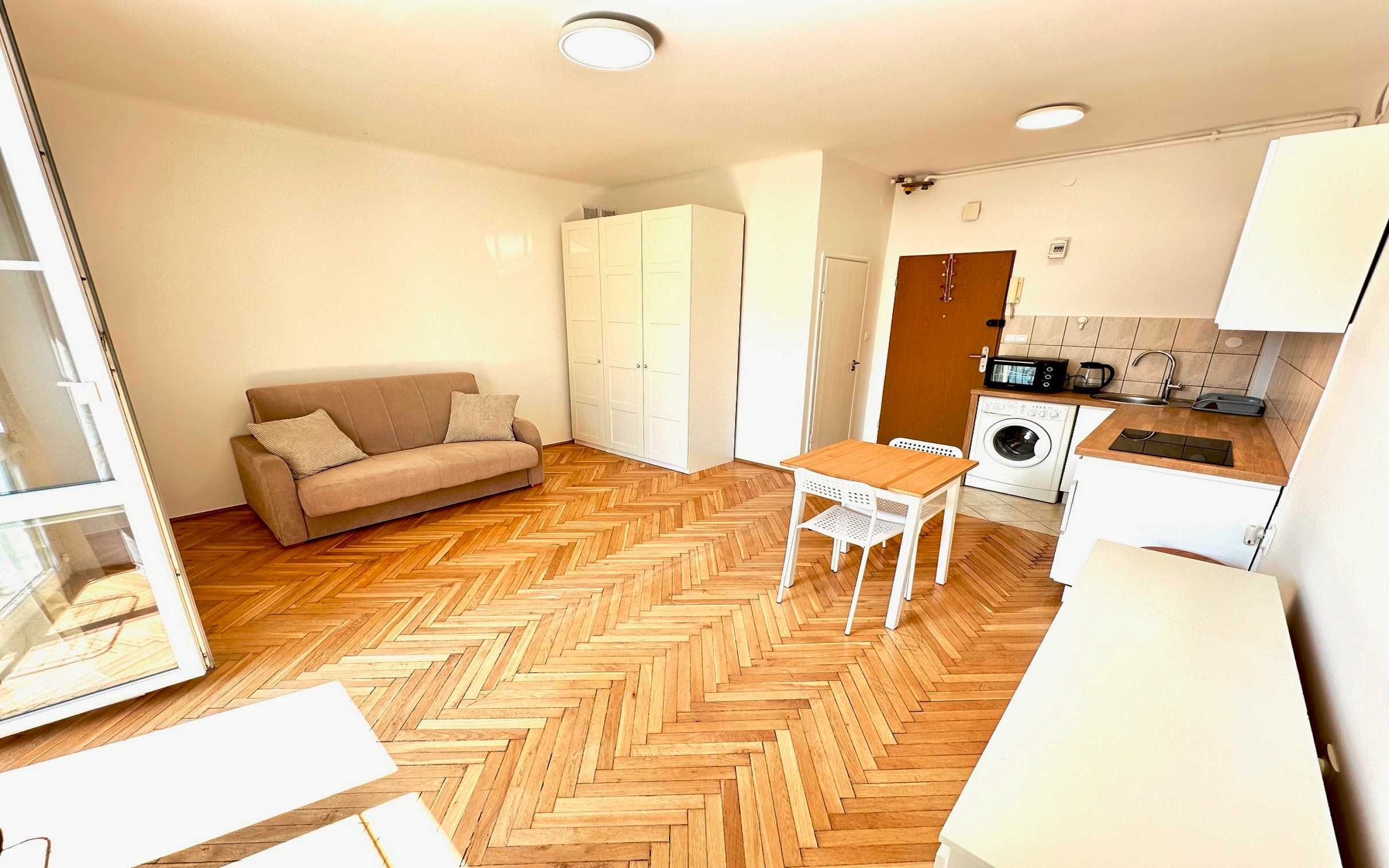 Metro Dworzec Gdański-ul.Śmiała-1pok-30m-ciche-balkon