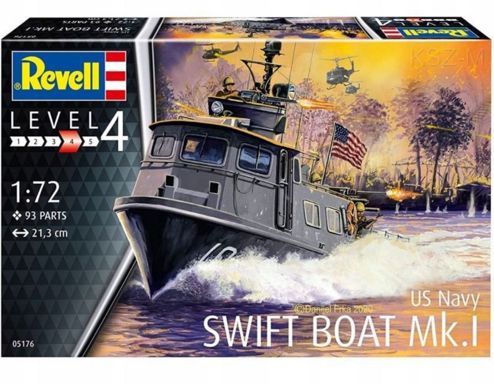 Model do sklejaniavREVELL 05176 - US Navy Swift Boat Mk.I 1/72