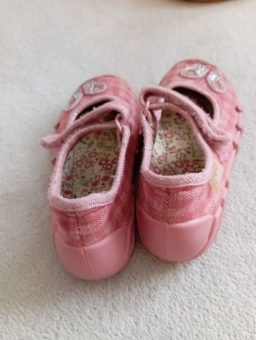 Kapcie Befado różowe