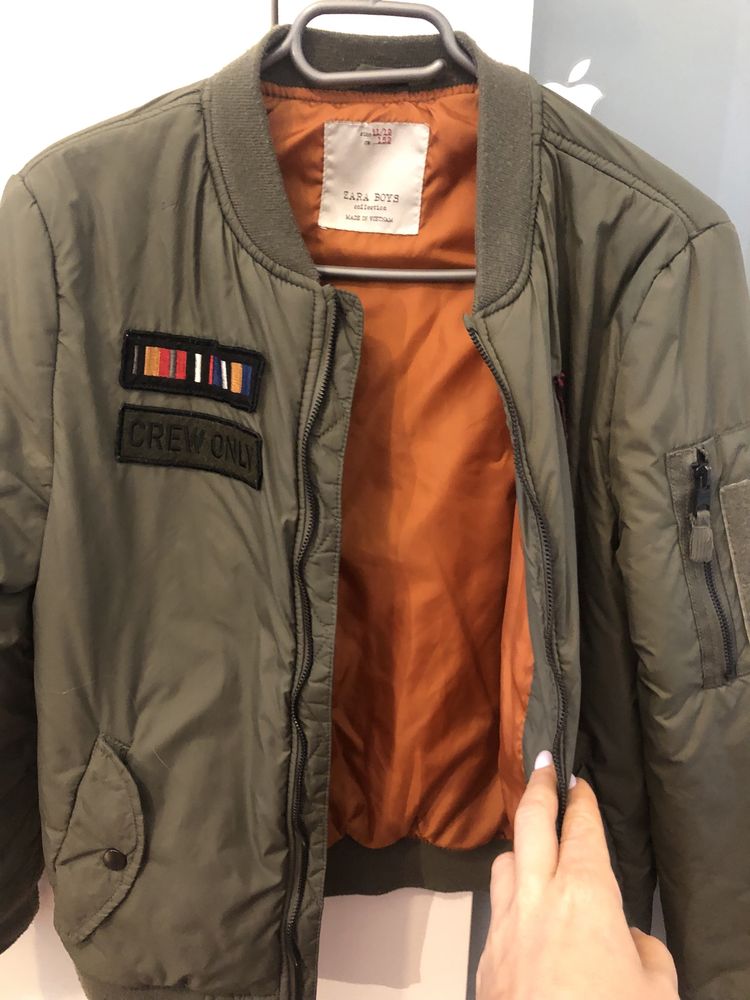 **ZARA**Kurtka khaki 152 (11-12 lat)