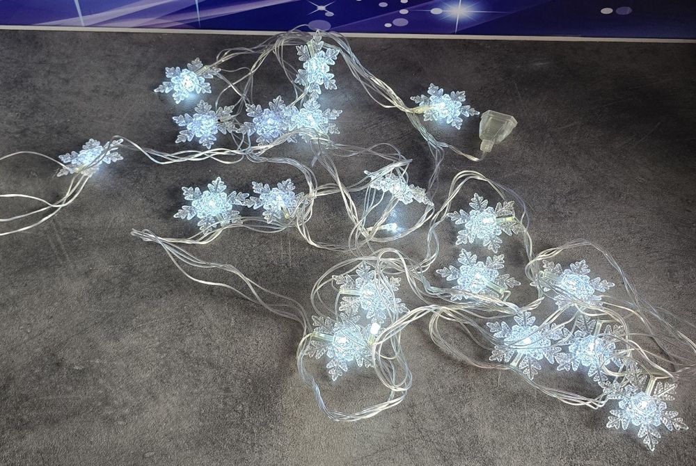 Lampki choinkowe gwiazdki