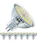 EACLL GU5.3 LED zimna biel 6 W zastępuje żarówkę halogenową MR16 50 W,