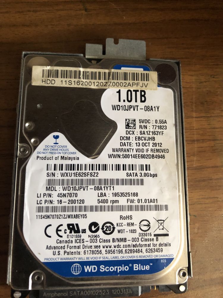 Жорсткий диск на 1 TB