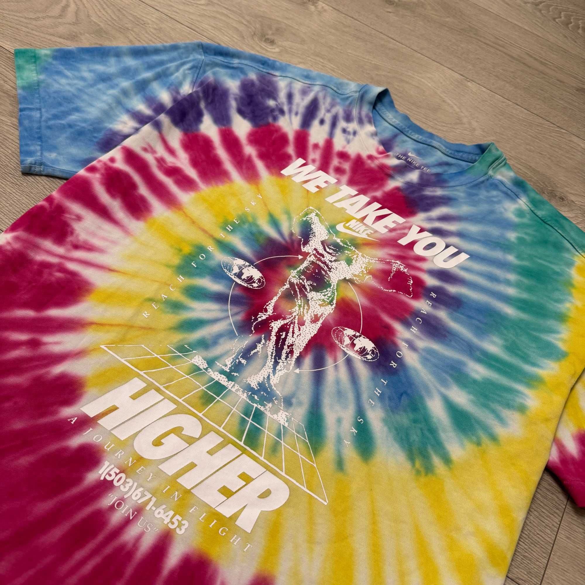 Футболка Найк Nike "We Take You Higher" Tie-Dye, розмір XXL, оригінал