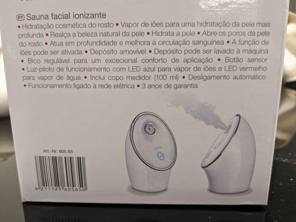 Sauna Facial Ionizante SANITAS - Novo!