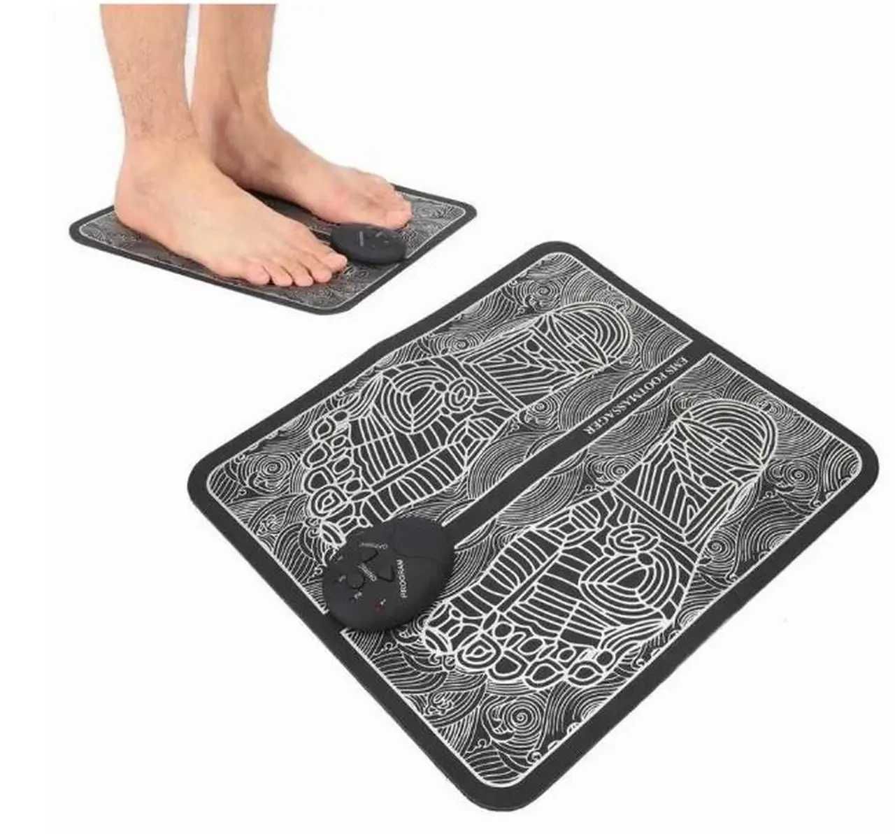 Масажний килимок для ніг, вібраційний килимок масажер EMS Foot Mat