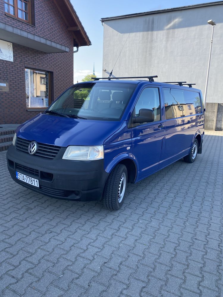 Volkswagen T5 1.9 TDI Long,2009r, Klima, 6 osób, Super Stan!!!