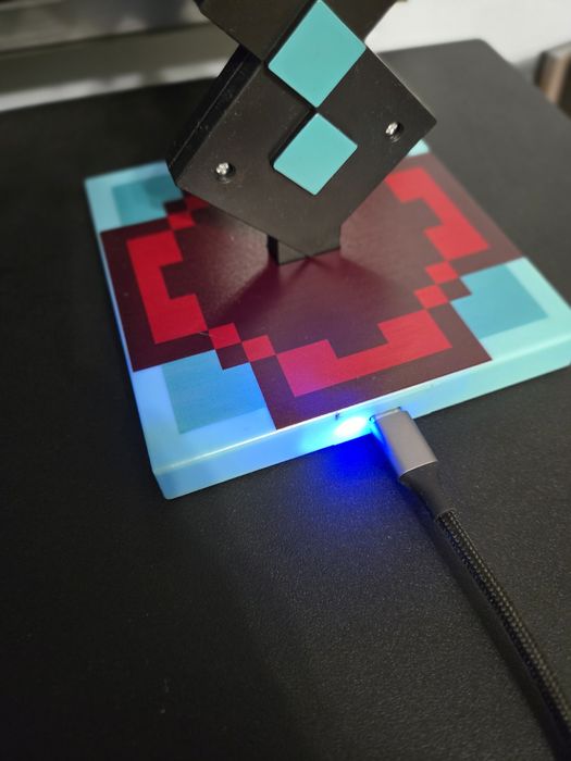 Меч Майнкрафт світловий