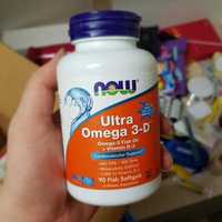 Ультра Омега 3 EPA/DHA 900 мг в одной капсуле, США, Ultra Omega 3D