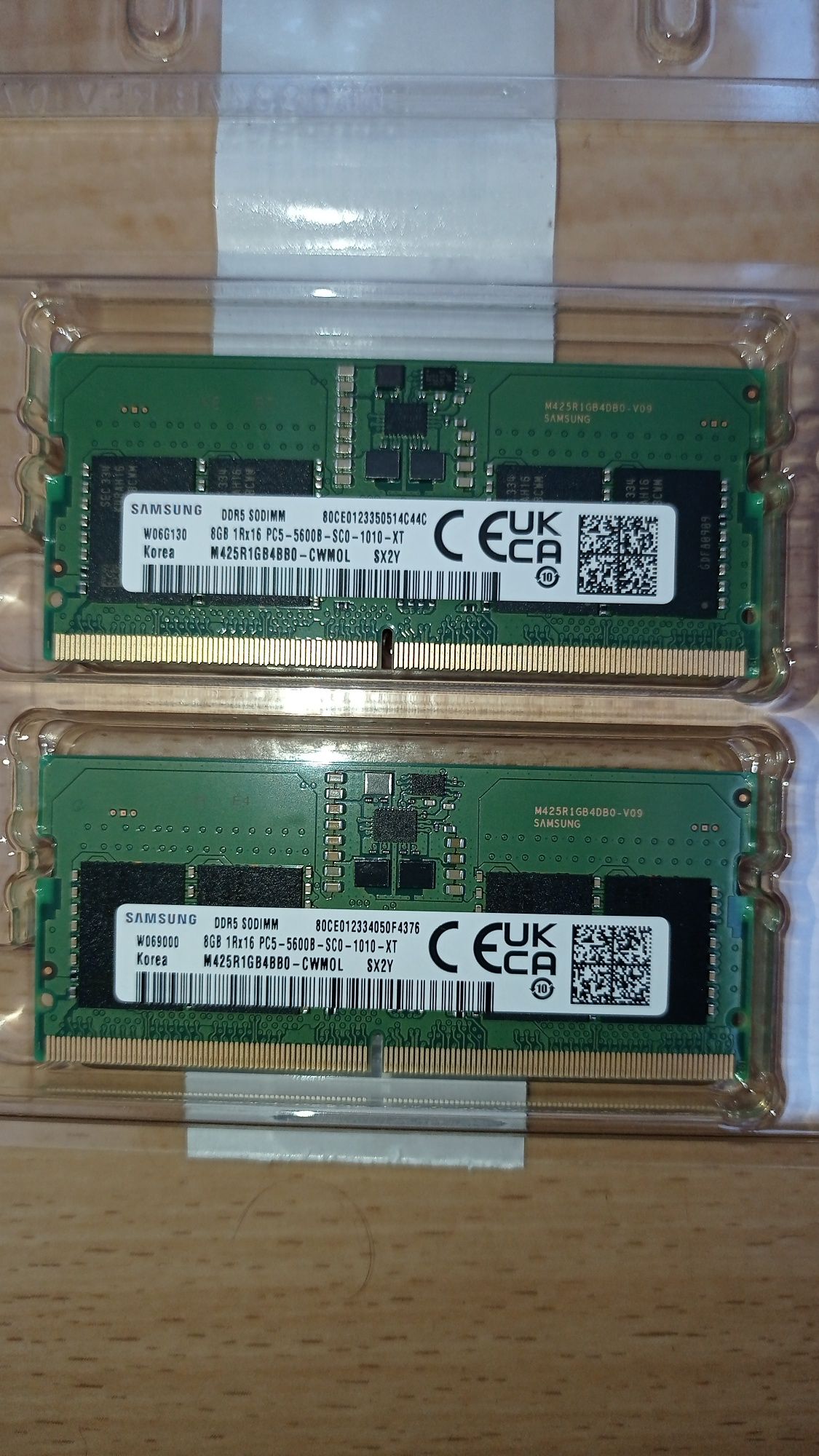 Оперативная память для ноутбука SoDIMM DDR5 16GB (2x8GB) 5600 MHz