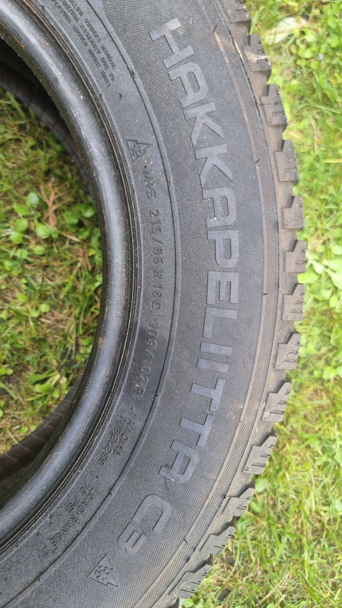 Opony nokian letnie zimowe 215/65 r16c 6mm bus kolce t6 t5 hakkapel