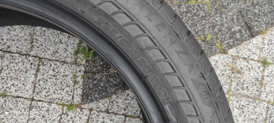 Nowe opony Bridgestone Alenzo 235/50/20