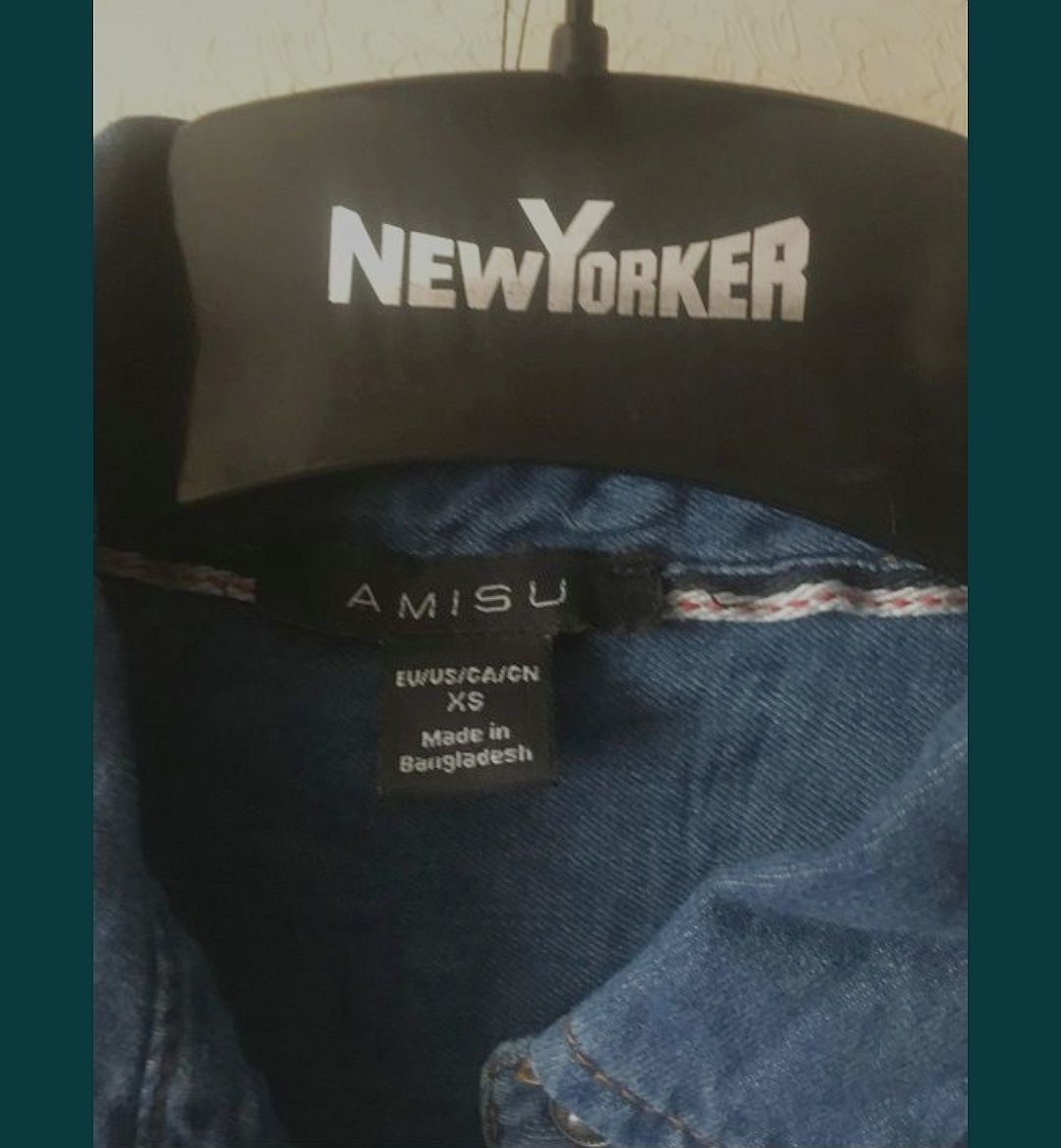 NEW YORKER koszula jeansowa rozpinana bluzka dżinsowa Xs / s  Nowa