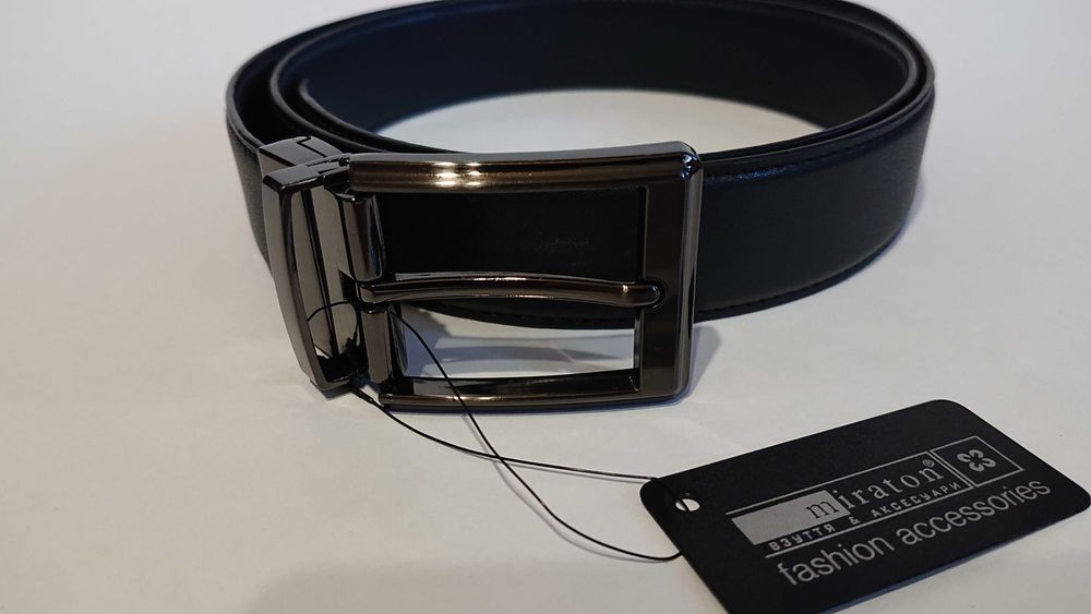 Мужской кожаный ремень Miraton кожа чоловічий шкіряний ремінь шкіра