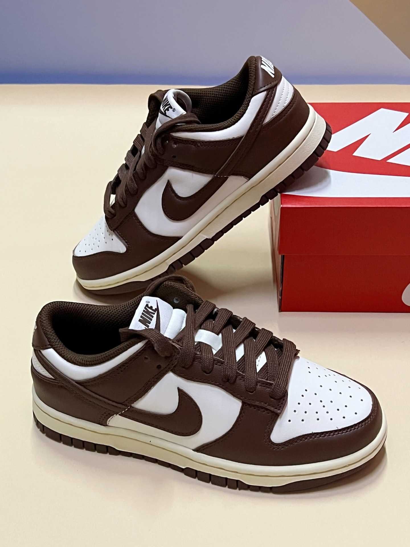 Buty codzienne Nike Dunk Low brown nowy z metką R.38.5