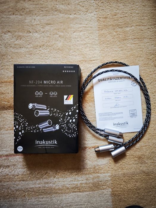 Inakustik Referenz NF-204 Micro AIR XLR балансний міжблочний кабель