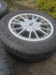 4x felga aluminiowa ford J17KA Si11 +zapasowa stalowa z oponami