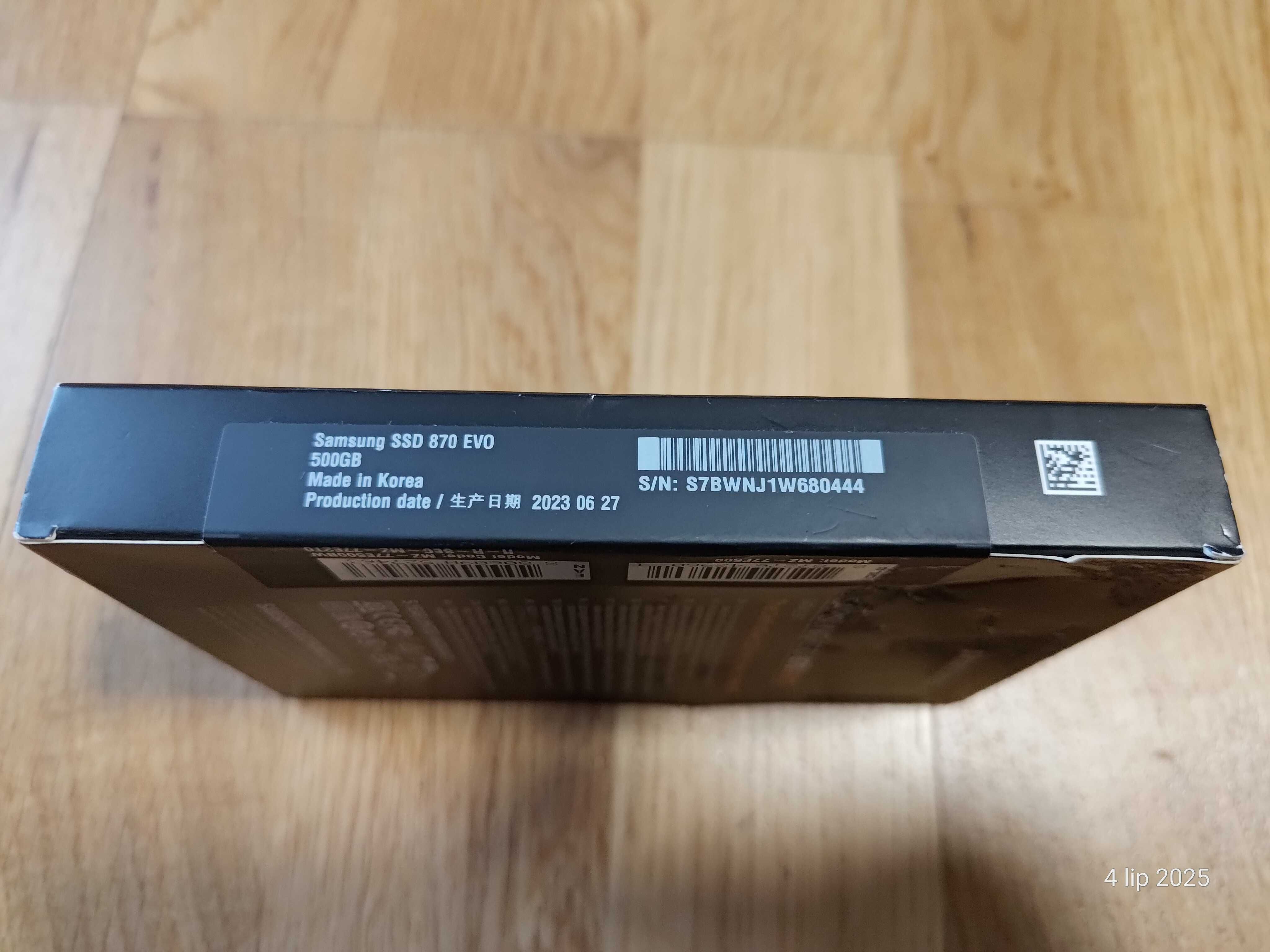 Dysk SSD Samsung 870 EVO 500GB MZ-77E500BW SATA-3