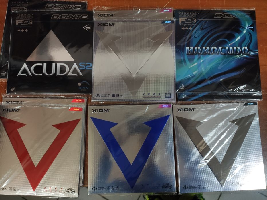 Ракетка сборная настольный теннис (Donic,Xiom,Stiga,Butterfly,Tibhar)