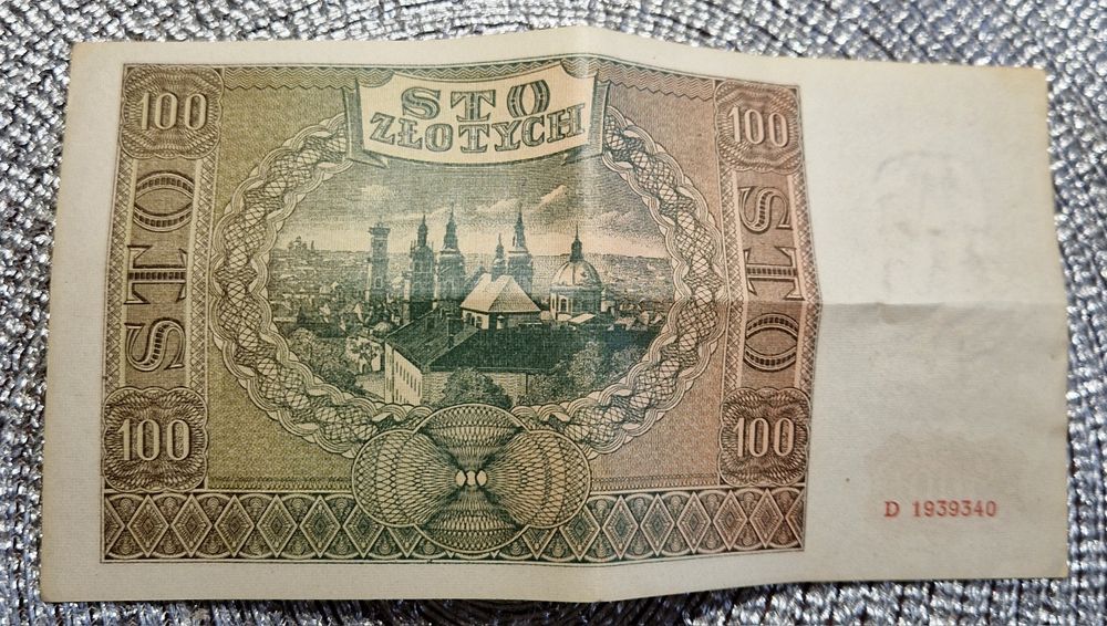 Banknot 100 złotych 1941 r