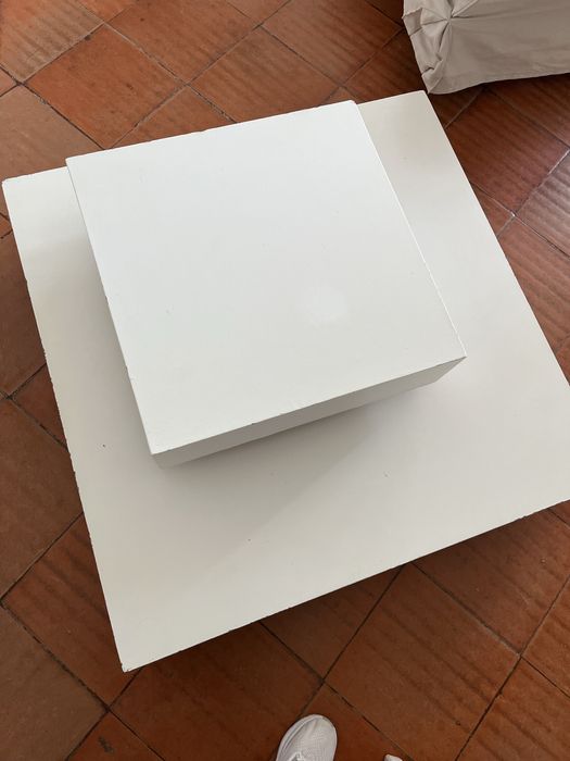 Mesa de centro quadrada de 1mx1m