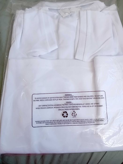 4F koszulka polo biała chłopieca r.140 NOWA