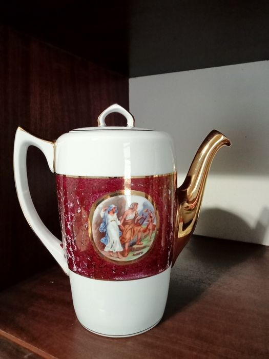 Serviço de café em porcelana