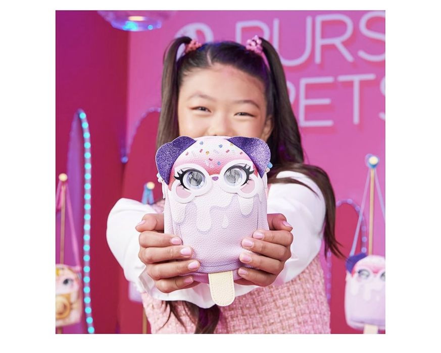 Інтерактивна сумочка кросбоді цуценя собачка Purse Pets Pupsicle