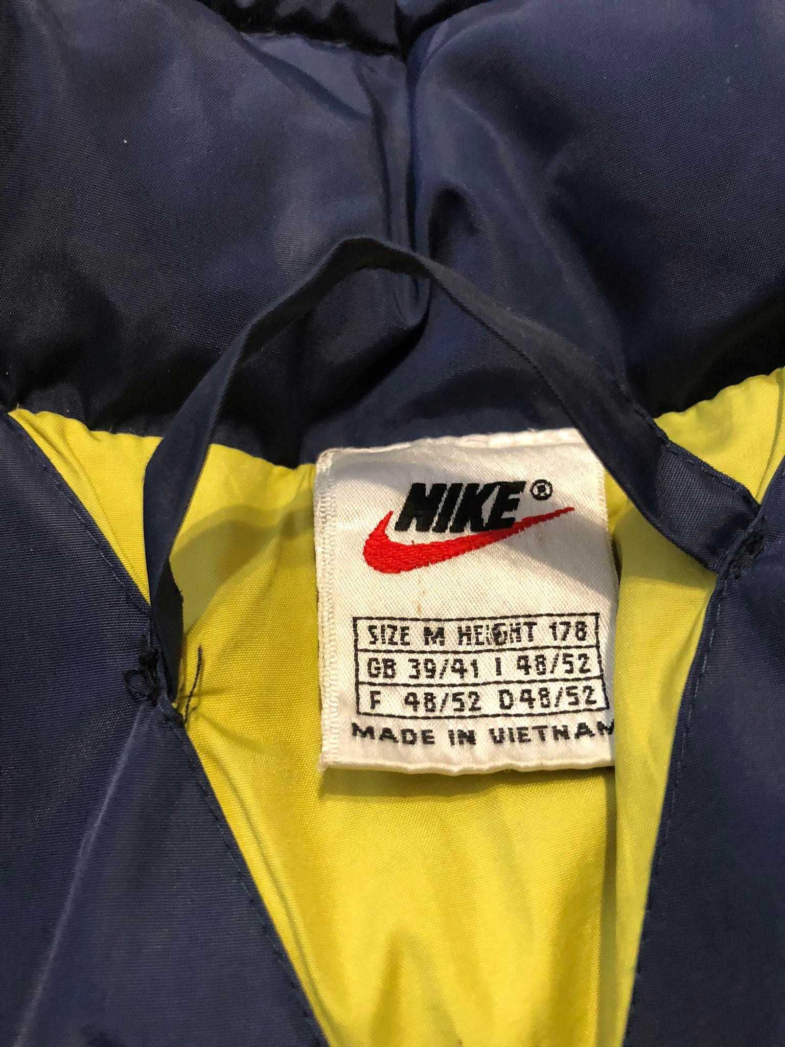 Nike vintage puffer down jacket 90s rare M big swoosh