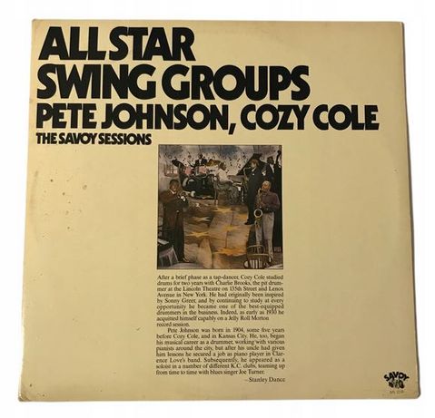 All Star Swing Groups Pete Johnson, Cozy Cole 2LP EX