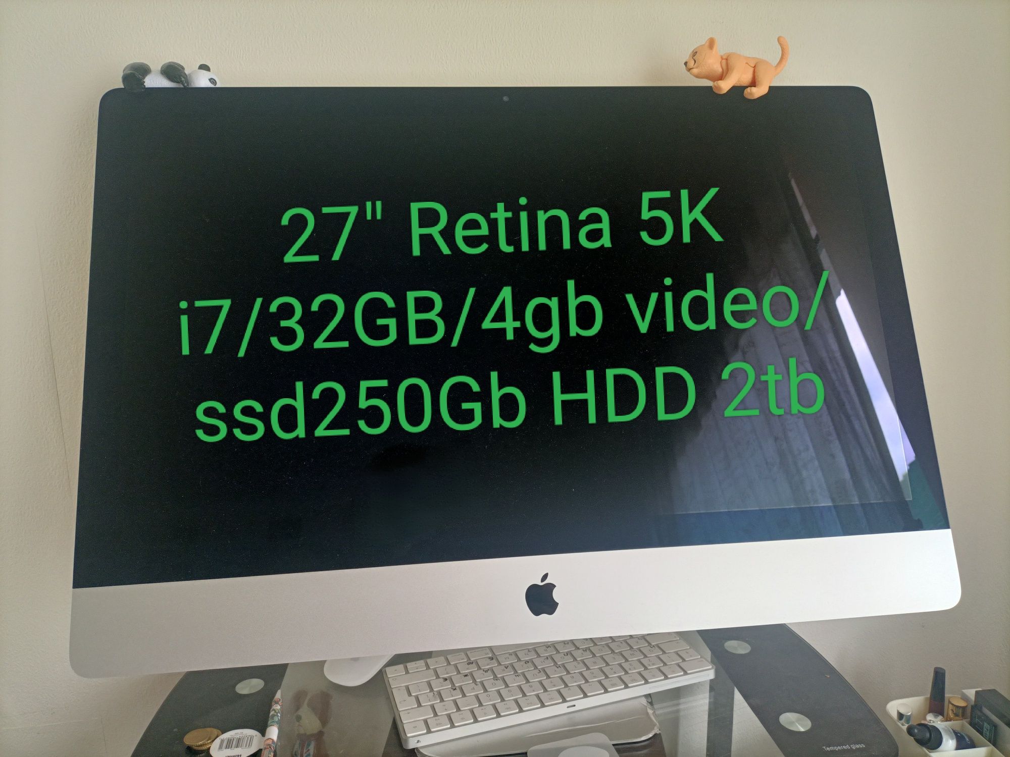 Apple Imac 27" 5k retina2015рік i7/DDR 32gb/4gb/2
