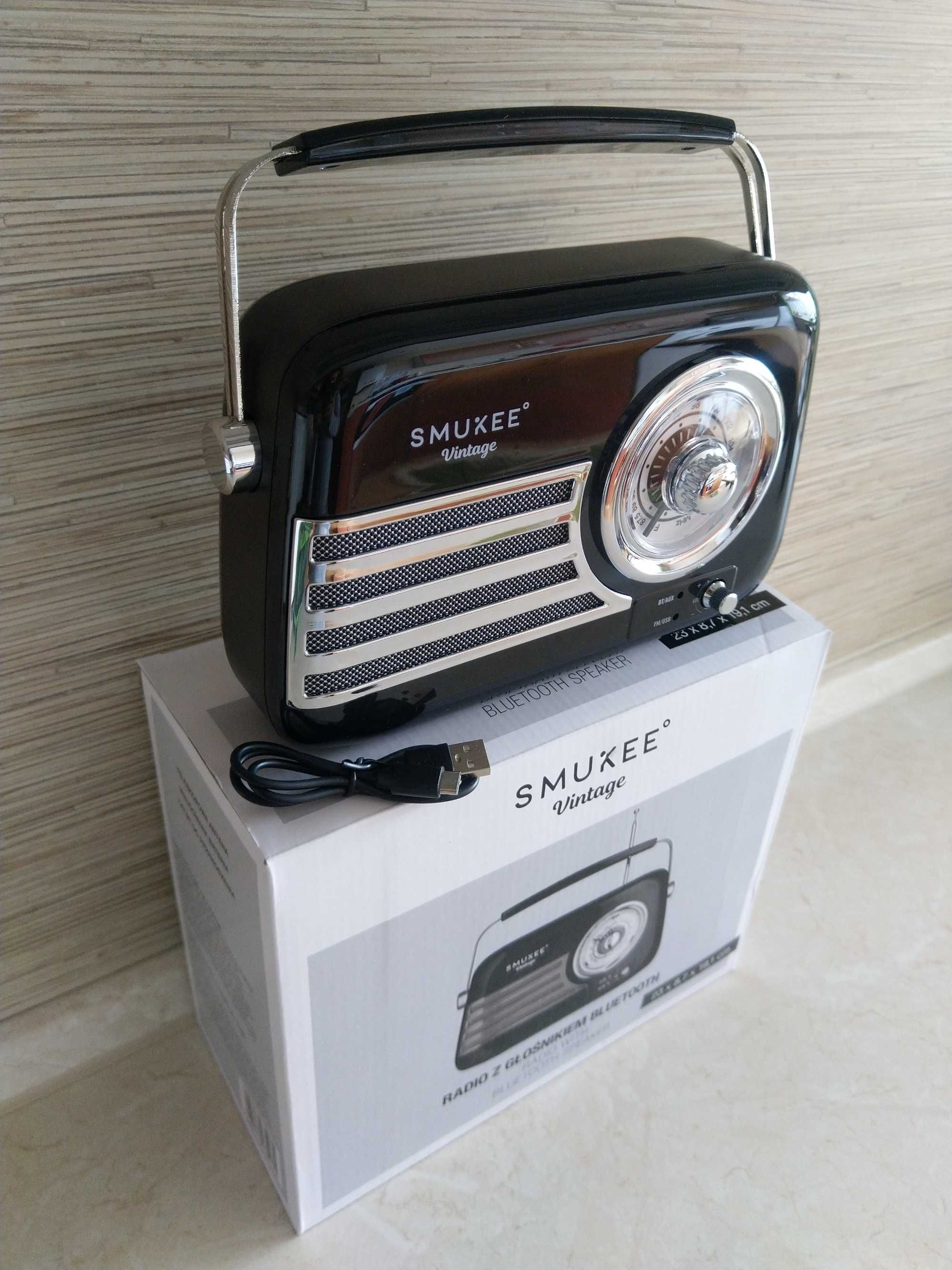 OKAZJA Radio z głośnikiem bluetooth usb bezprzewodowy vintage Wysyłam