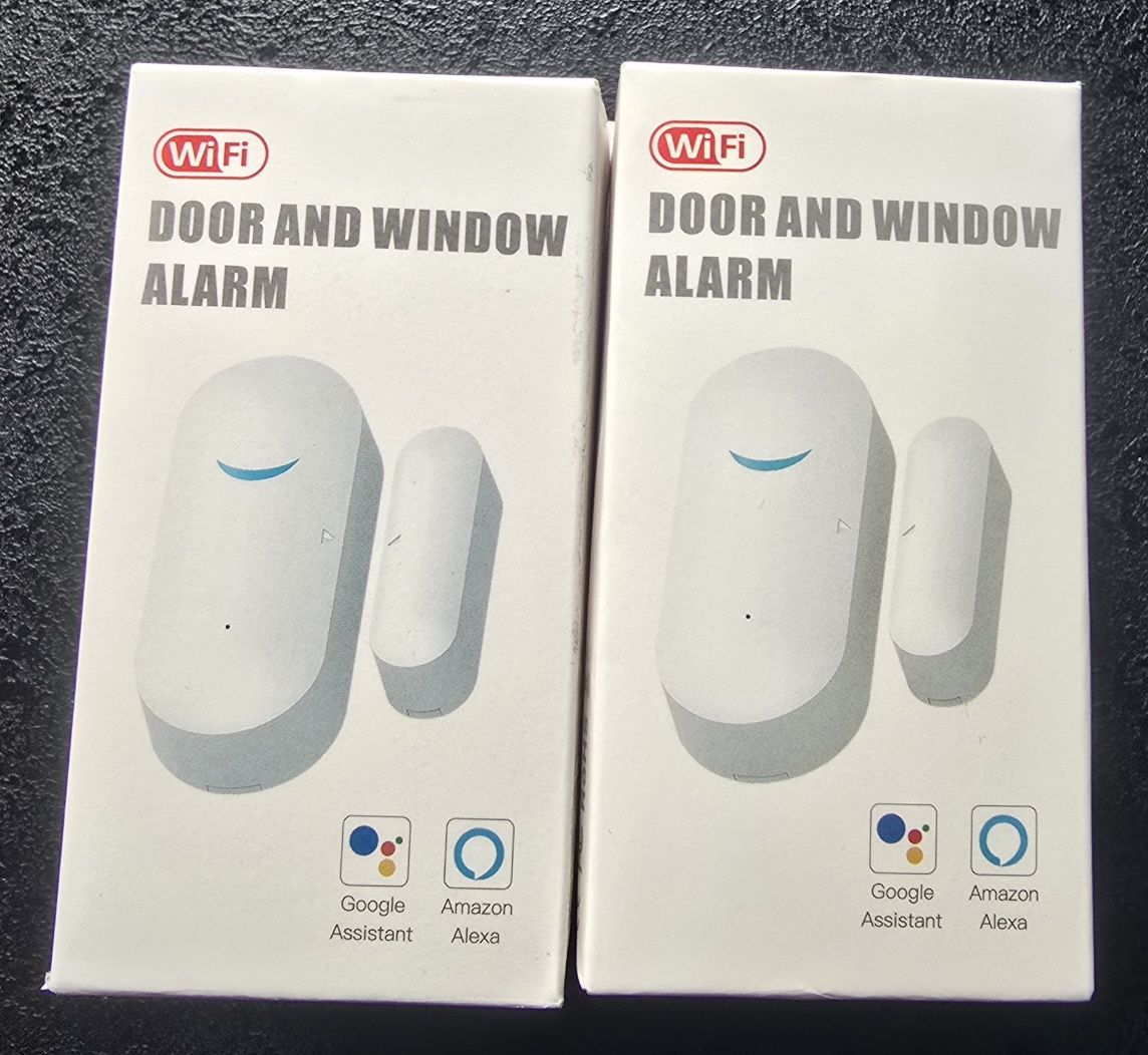 Czujniki Drzwi/Okien Tuya Wi-Fi, Alarm z Powiadomieniem, Alexa/Google,