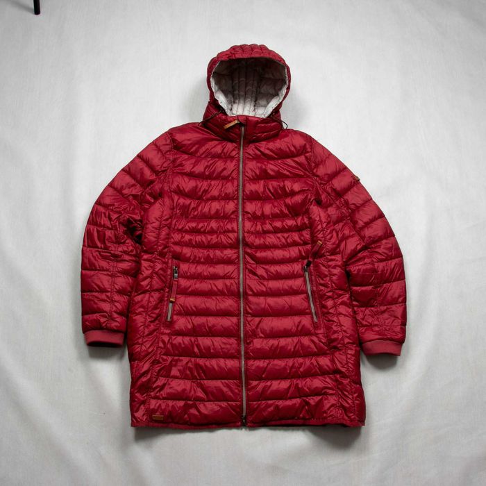 Camel Active puchowa kurtka parka 40eu/L damska burgund