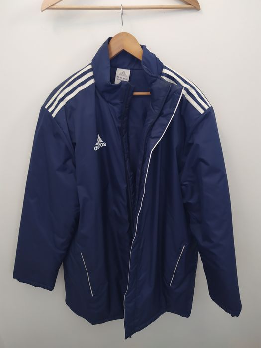 Casaco azul acolchoado da Adidas