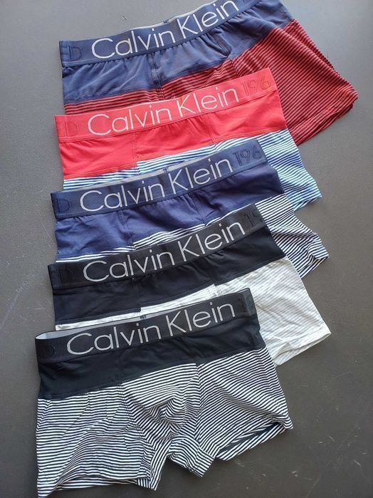 Чоловічі смугасті труси CK Strip. Мужские полосатые боксеры