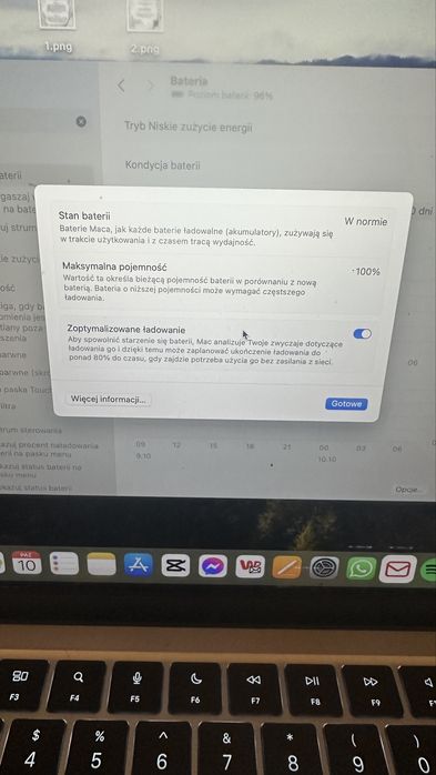 Macbook air m2 13,6 złoty 8GB 256GB SSD