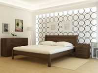 Ліжко дерев'яне Chalkida з Вільхи або Ясена.