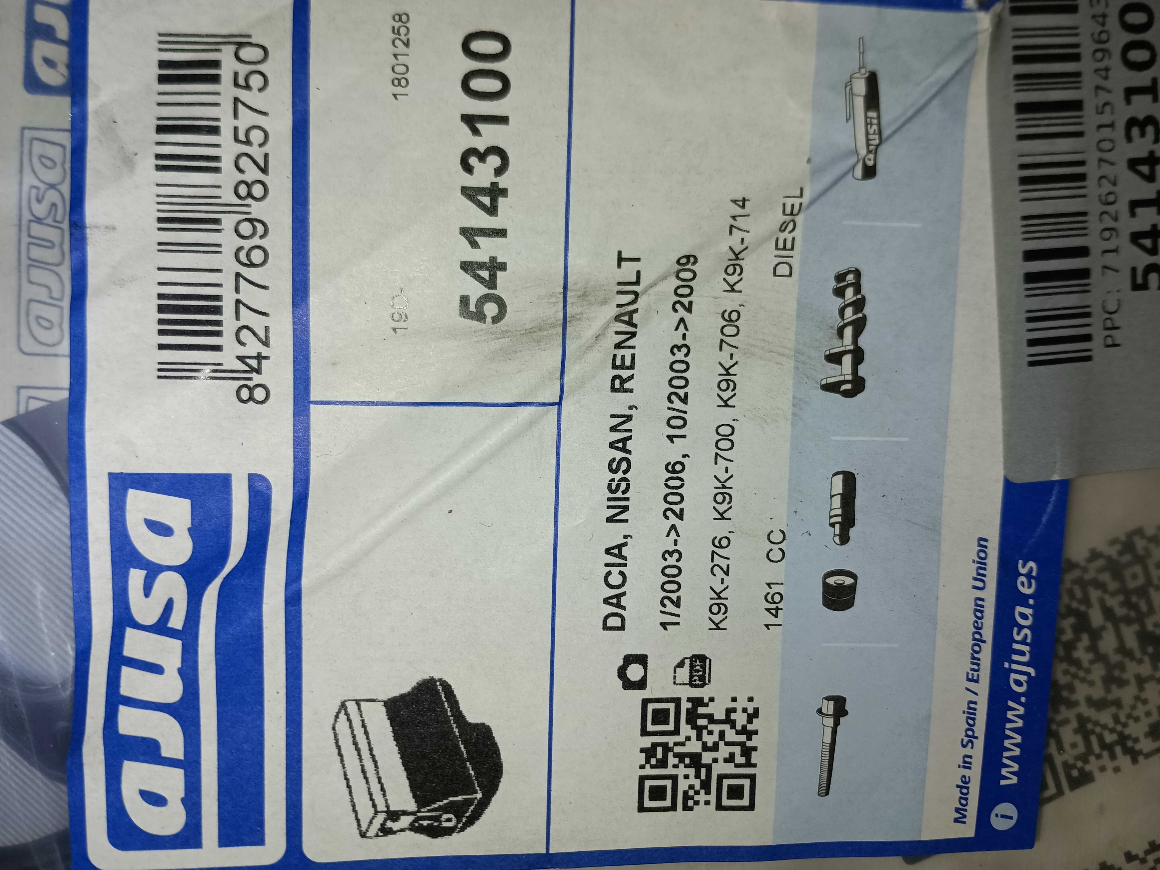 Kit de Juntas de Carter Renault DCI 1.5
