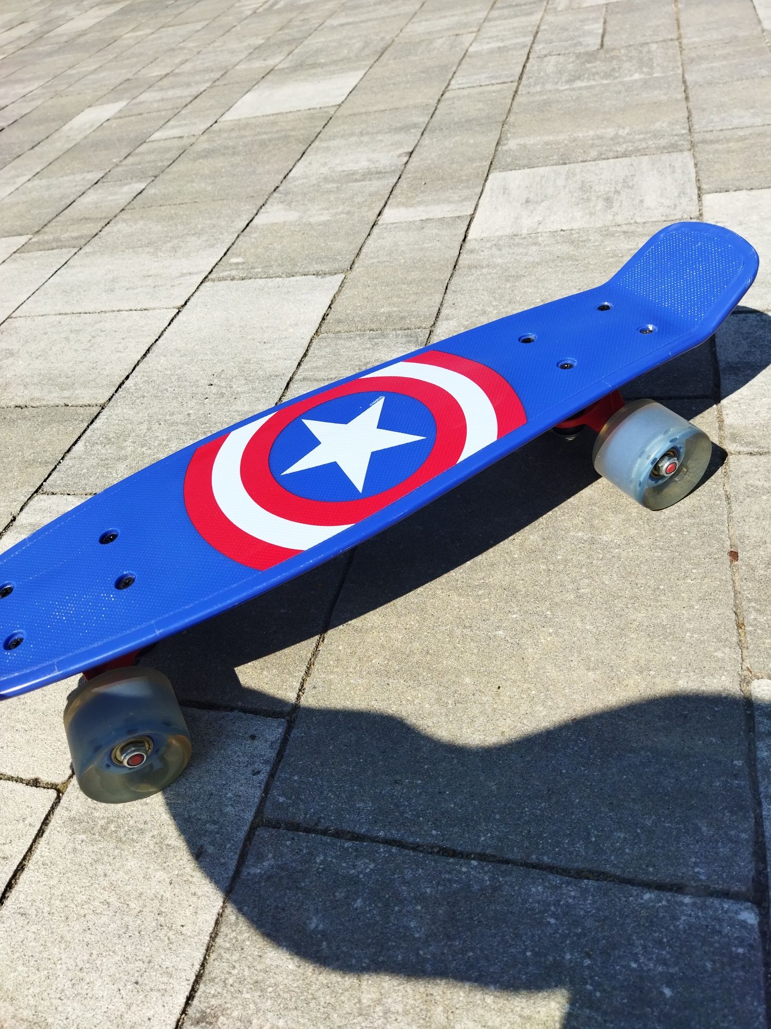 Captain America, deskorolka fiszka