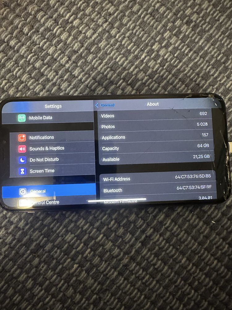 Iphone xs max батарея 94 відсотка