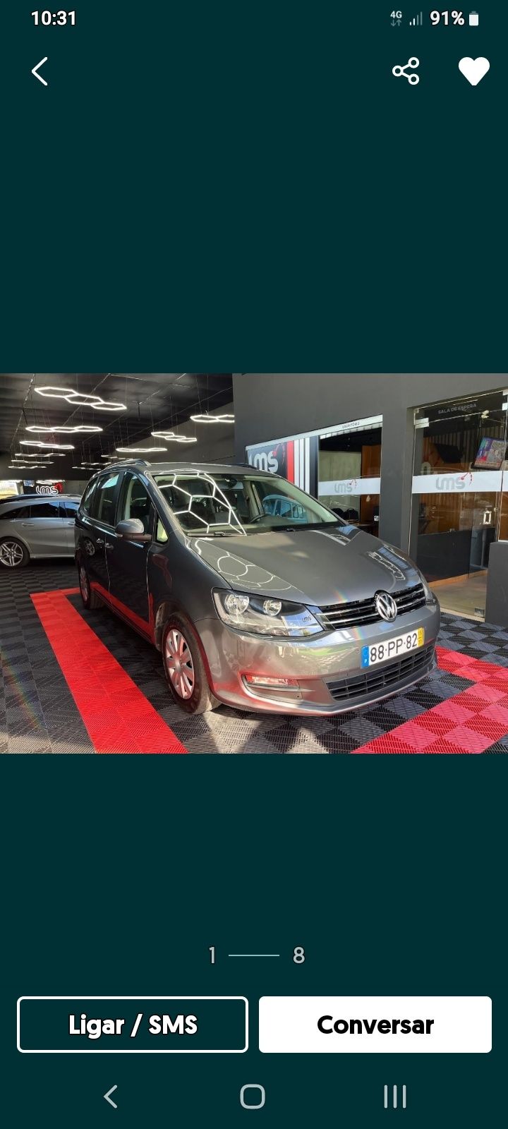 Vendo VW sharan ano 2015