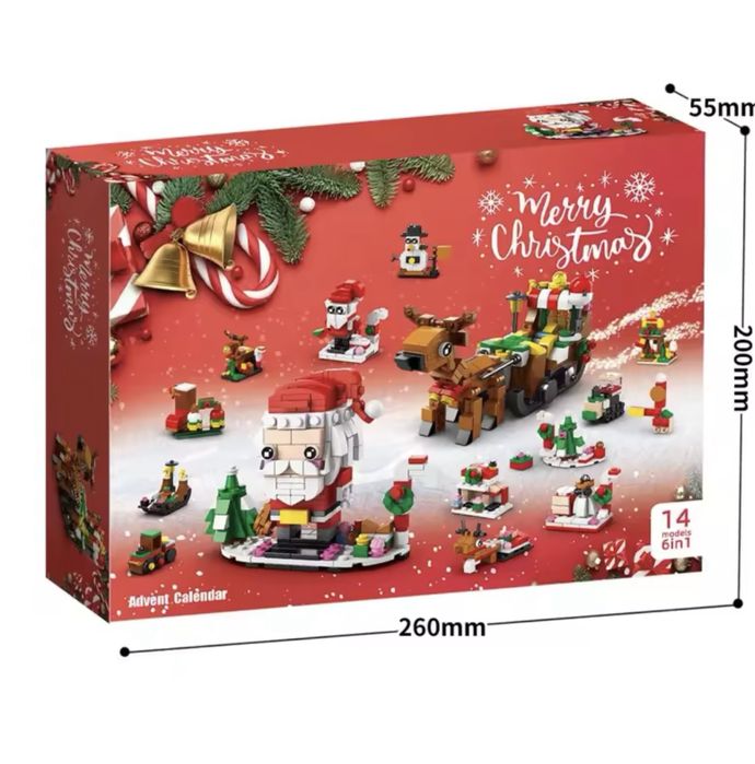 Адвент -календарь фигурок с конструктора