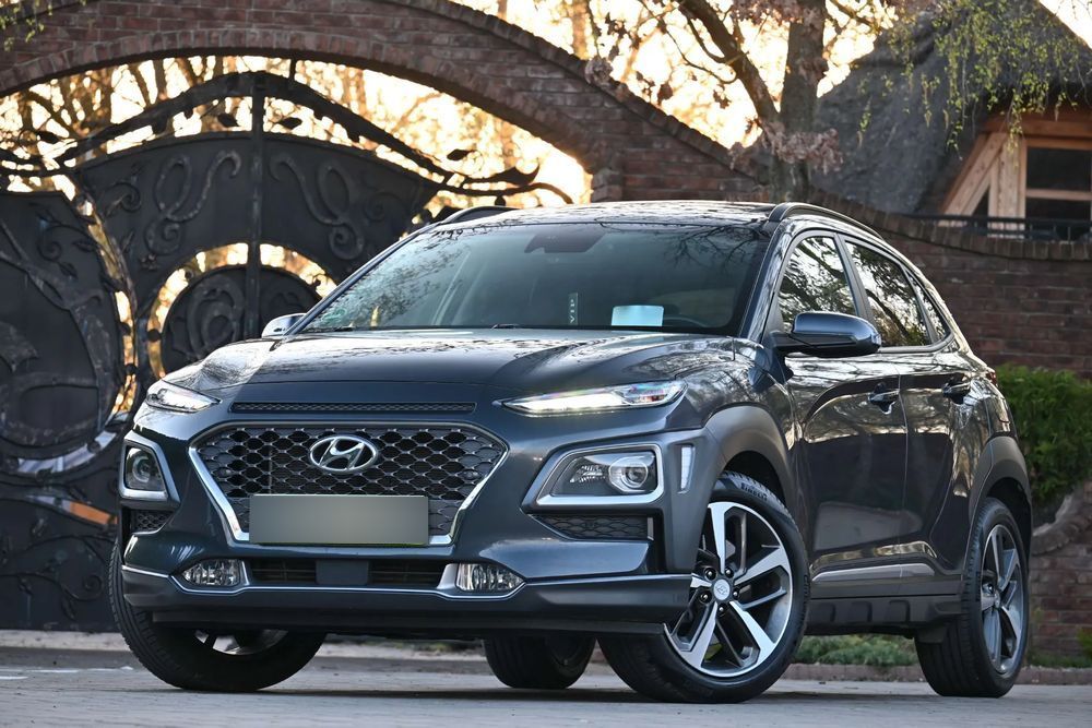 Hyundai Kona 1.6T(177KM) 4x4(AWD) szyberdach XENON ledy Navi Kamera PDC z NIEMIEC!