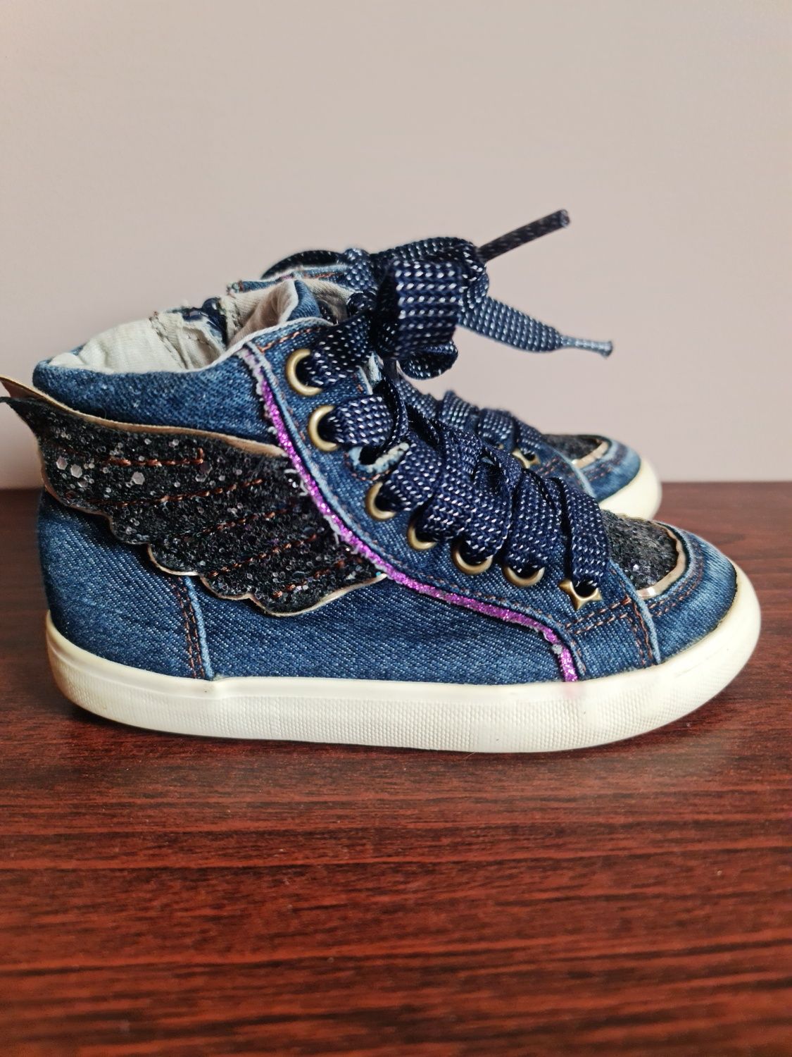 Buty trampki jeansowe wiosna lato jesień