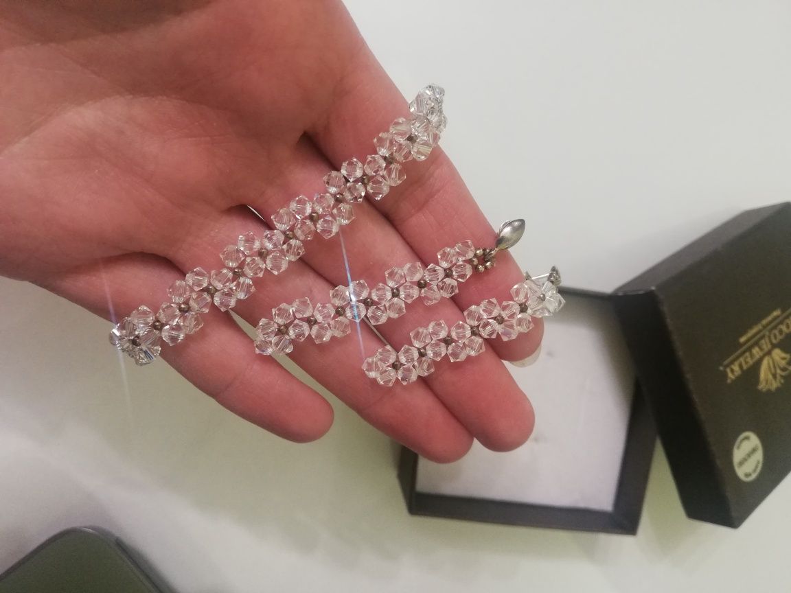 Ślubna biżuteria Swarovski Crystal